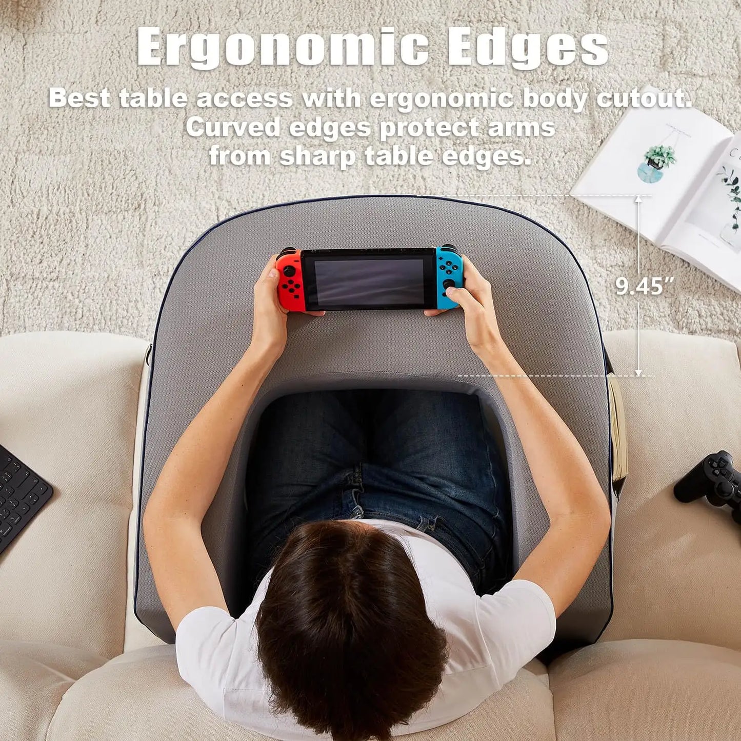 Portable Lap Desk with Arm Support – Work & Relax Anywhere
