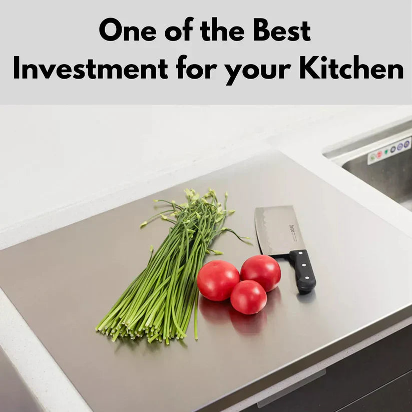 Stainless Steel Cutting Board – Hygienic, Anti-Mildew & Heavy Duty