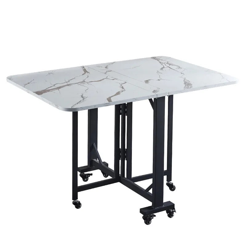 Multifunctional Folding Dining Table – Extendable, Removable & Stylish